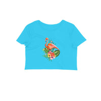 Stepevoli Clothing - Crop Top (Women) - Fashionable Flamingo (12 Colours)