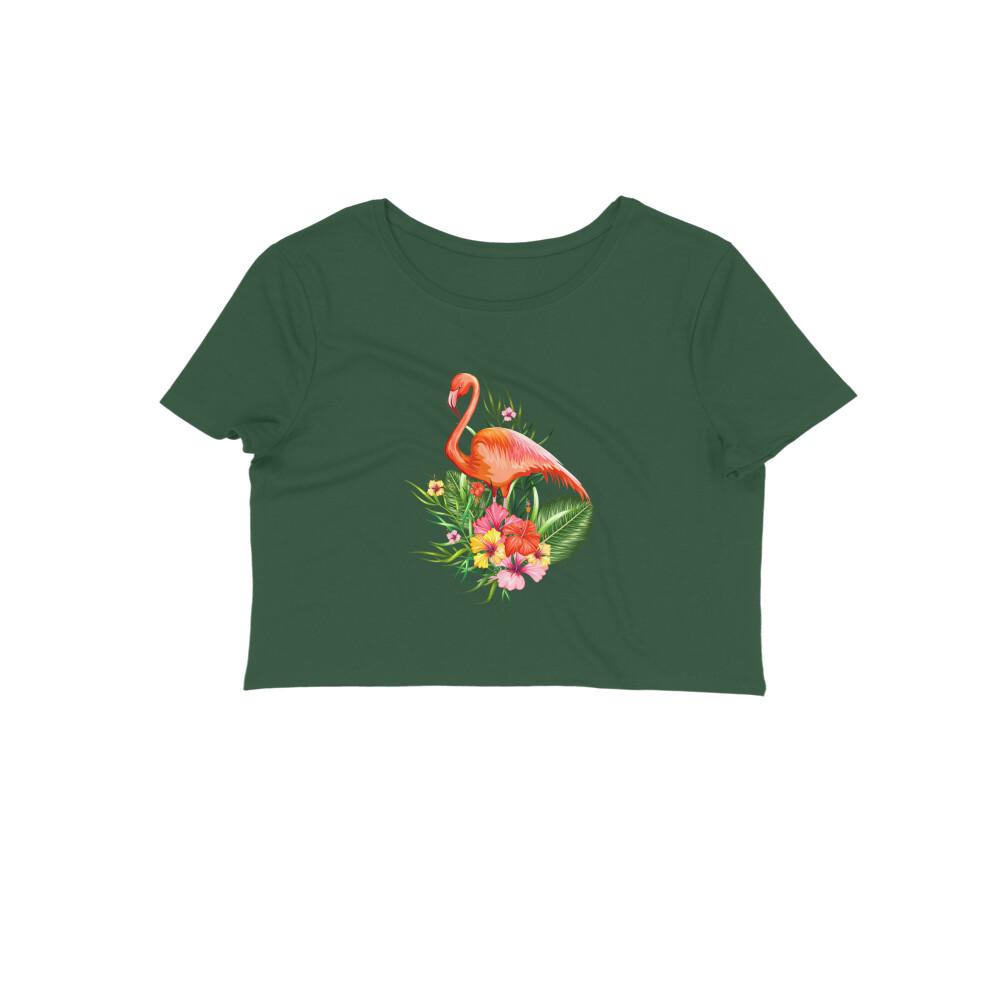 Stepevoli Clothing - Crop Top (Women) - Fashionable Flamingo (12 Colours)