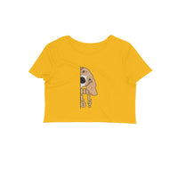 Stepevoli Clothing - Crop Top (Women) - Basset Hound Hello (12 Colours)