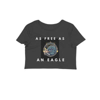 Stepevoli Clothing - Crop Top (Women) - As Free As An Eagle (7 Colours)