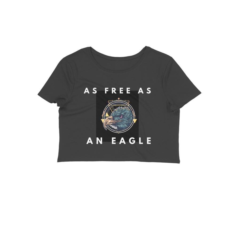 Stepevoli Clothing - Crop Top (Women) - As Free As An Eagle (7 Colours)