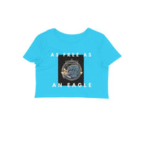 Stepevoli Clothing - Crop Top (Women) - As Free As An Eagle (7 Colours)