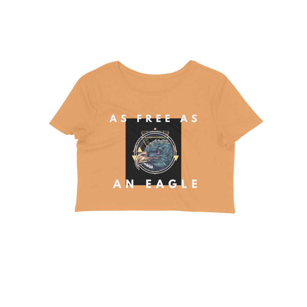 Stepevoli Clothing - Crop Top (Women) - As Free As An Eagle (7 Colours)