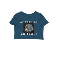 Stepevoli Clothing - Crop Top (Women) - As Free As An Eagle (7 Colours)