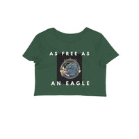 Stepevoli Clothing - Crop Top (Women) - As Free As An Eagle (7 Colours)