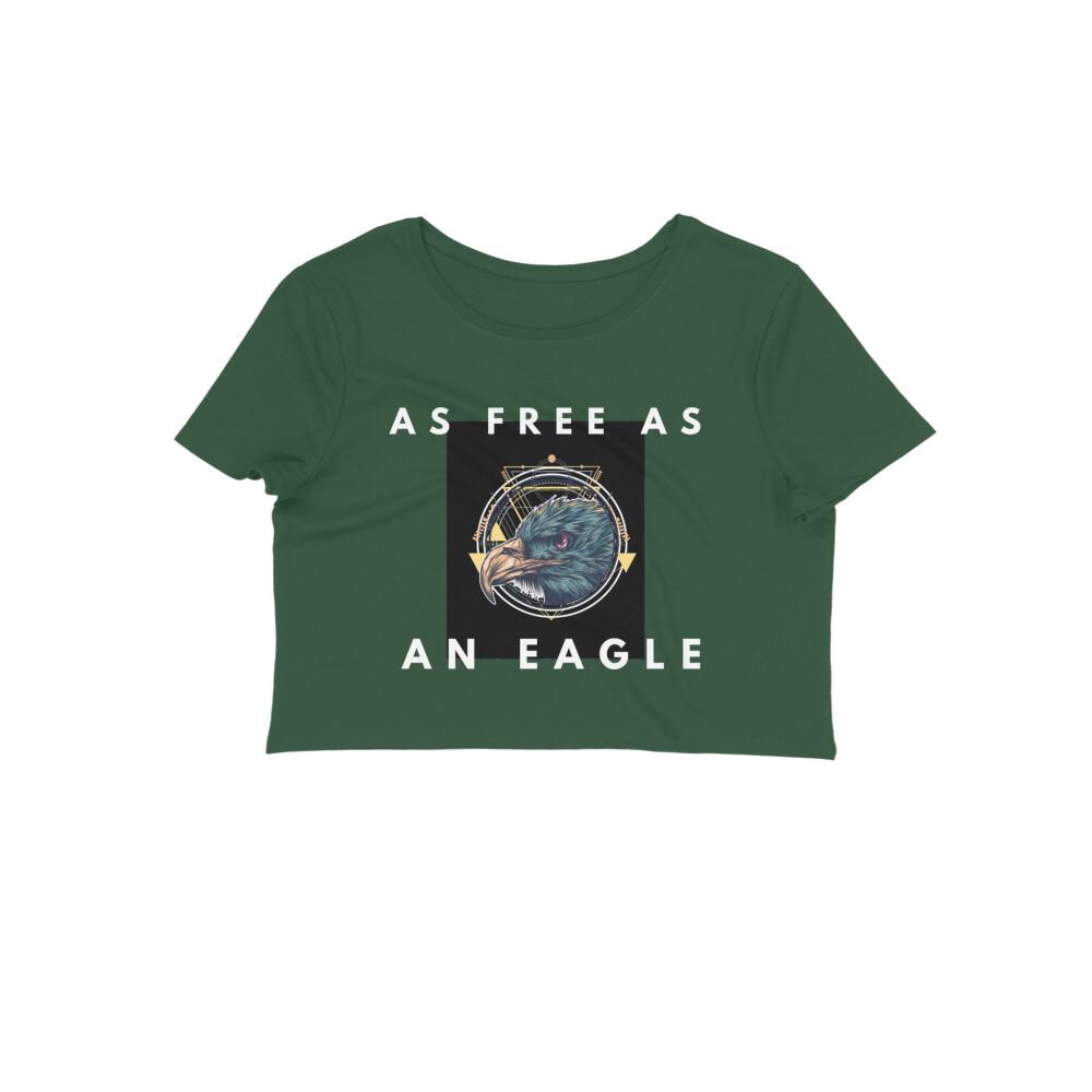 Stepevoli Clothing - Crop Top (Women) - As Free As An Eagle (7 Colours)