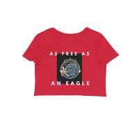 Stepevoli Clothing - Crop Top (Women) - As Free As An Eagle (7 Colours)