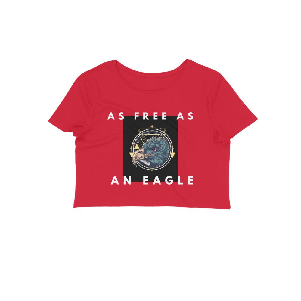 Stepevoli Clothing - Crop Top (Women) - As Free As An Eagle (7 Colours)