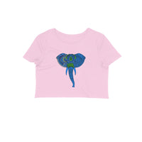 Stepevoli Clothing - Crop Top (Women) - Elephantastic (12 Colours)