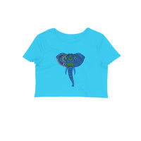 Stepevoli Clothing - Crop Top (Women) - Elephantastic (12 Colours)