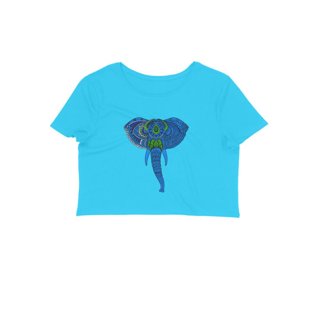 Stepevoli Clothing - Crop Top (Women) - Elephantastic (12 Colours)