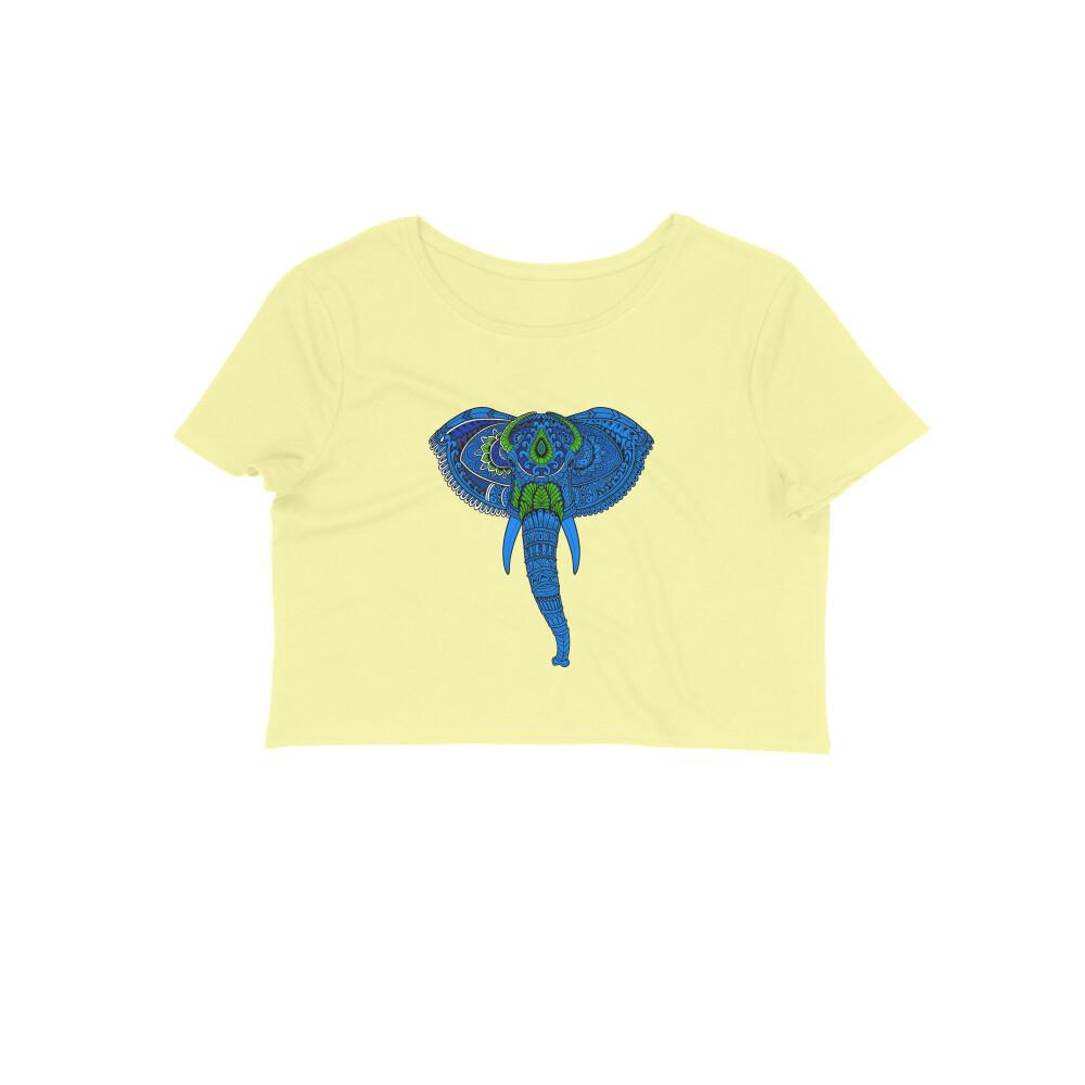 Stepevoli Clothing - Crop Top (Women) - Elephantastic (12 Colours)