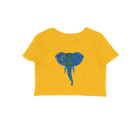 Stepevoli Clothing - Crop Top (Women) - Elephantastic (12 Colours)