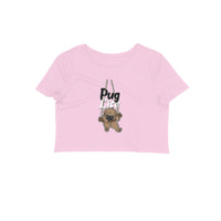 Stepevoli Clothing - Crop Top (Women) - Pug Life (10 Colours)