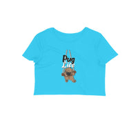Stepevoli Clothing - Crop Top (Women) - Pug Life (10 Colours)