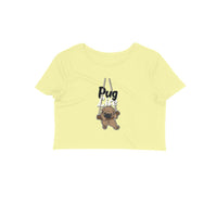 Stepevoli Clothing - Crop Top (Women) - Pug Life (10 Colours)