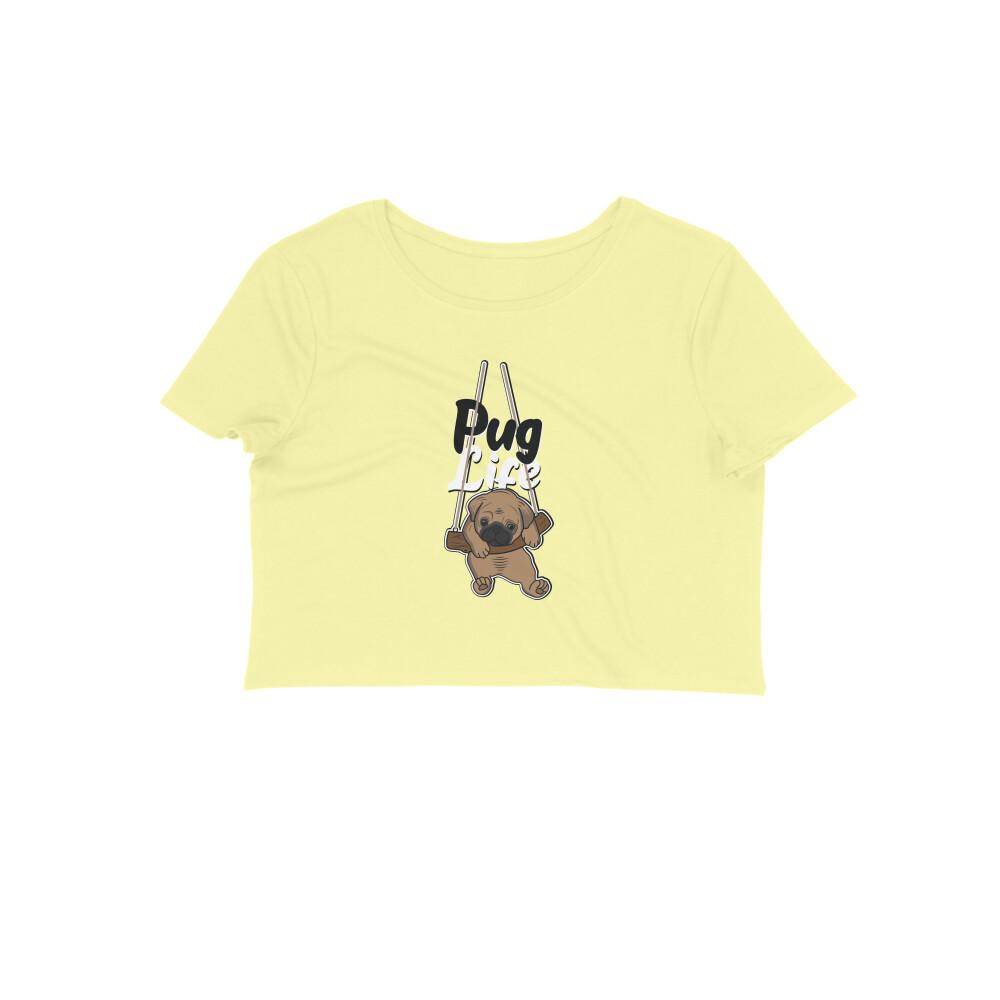 Stepevoli Clothing - Crop Top (Women) - Pug Life (10 Colours)
