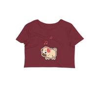 Stepevoli Clothing - Crop Top (Women) - Puggy Baby (12 Colours)
