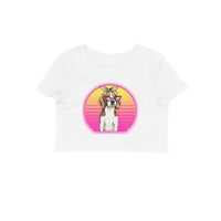 Stepevoli Clothing - Crop Top (Women) - Lil Miss Beagle (12 Colours)