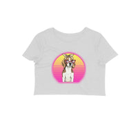 Stepevoli Clothing - Crop Top (Women) - Lil Miss Beagle (12 Colours)