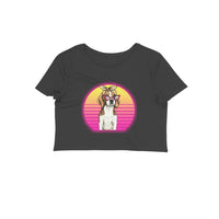 Stepevoli Clothing - Crop Top (Women) - Lil Miss Beagle (12 Colours)