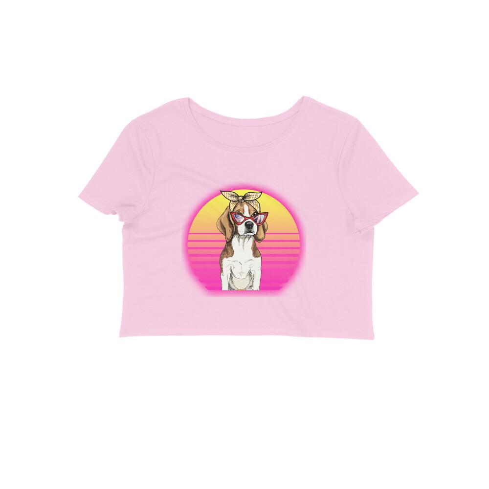 Stepevoli Clothing - Crop Top (Women) - Lil Miss Beagle (12 Colours)