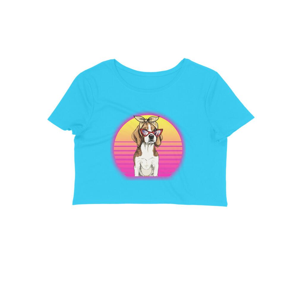 Stepevoli Clothing - Crop Top (Women) - Lil Miss Beagle (12 Colours)