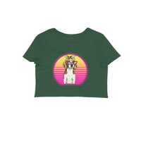 Stepevoli Clothing - Crop Top (Women) - Lil Miss Beagle (12 Colours)