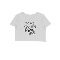 Stepevoli Clothing - Crop Top (Women) - Pawfect Partner (8 Colours)