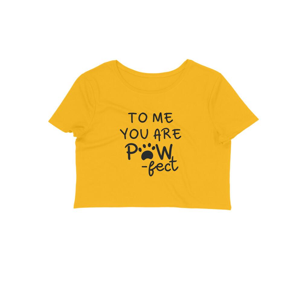 Stepevoli Clothing - Crop Top (Women) - Pawfect Partner (8 Colours)