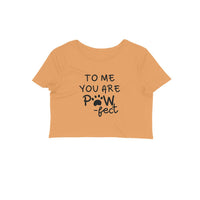 Stepevoli Clothing - Crop Top (Women) - Pawfect Partner (8 Colours)