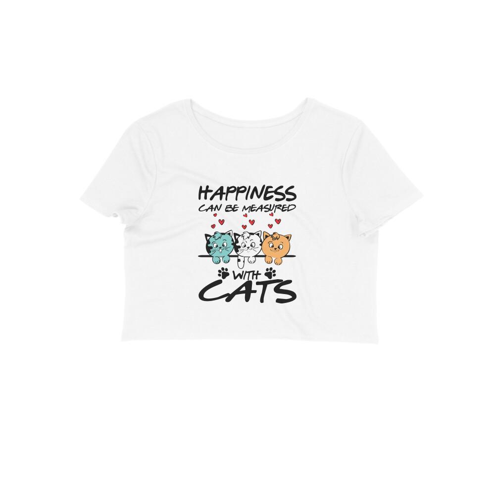 Stepevoli Clothing - Crop Top (Women) - Feline Happy (8 Colours)