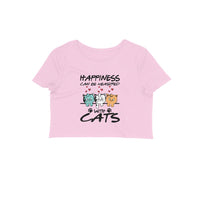 Stepevoli Clothing - Crop Top (Women) - Feline Happy (8 Colours)