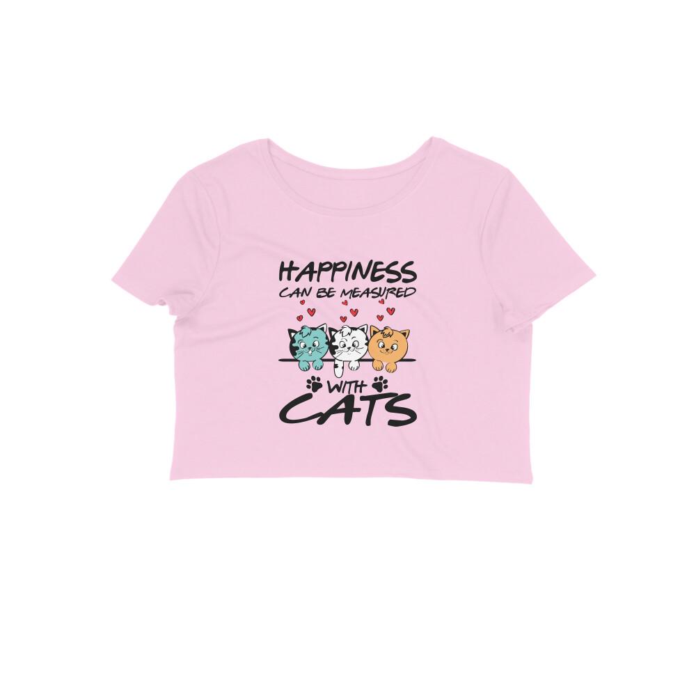 Stepevoli Clothing - Crop Top (Women) - Feline Happy (8 Colours)