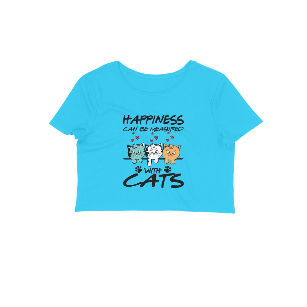Stepevoli Clothing - Crop Top (Women) - Feline Happy (8 Colours)