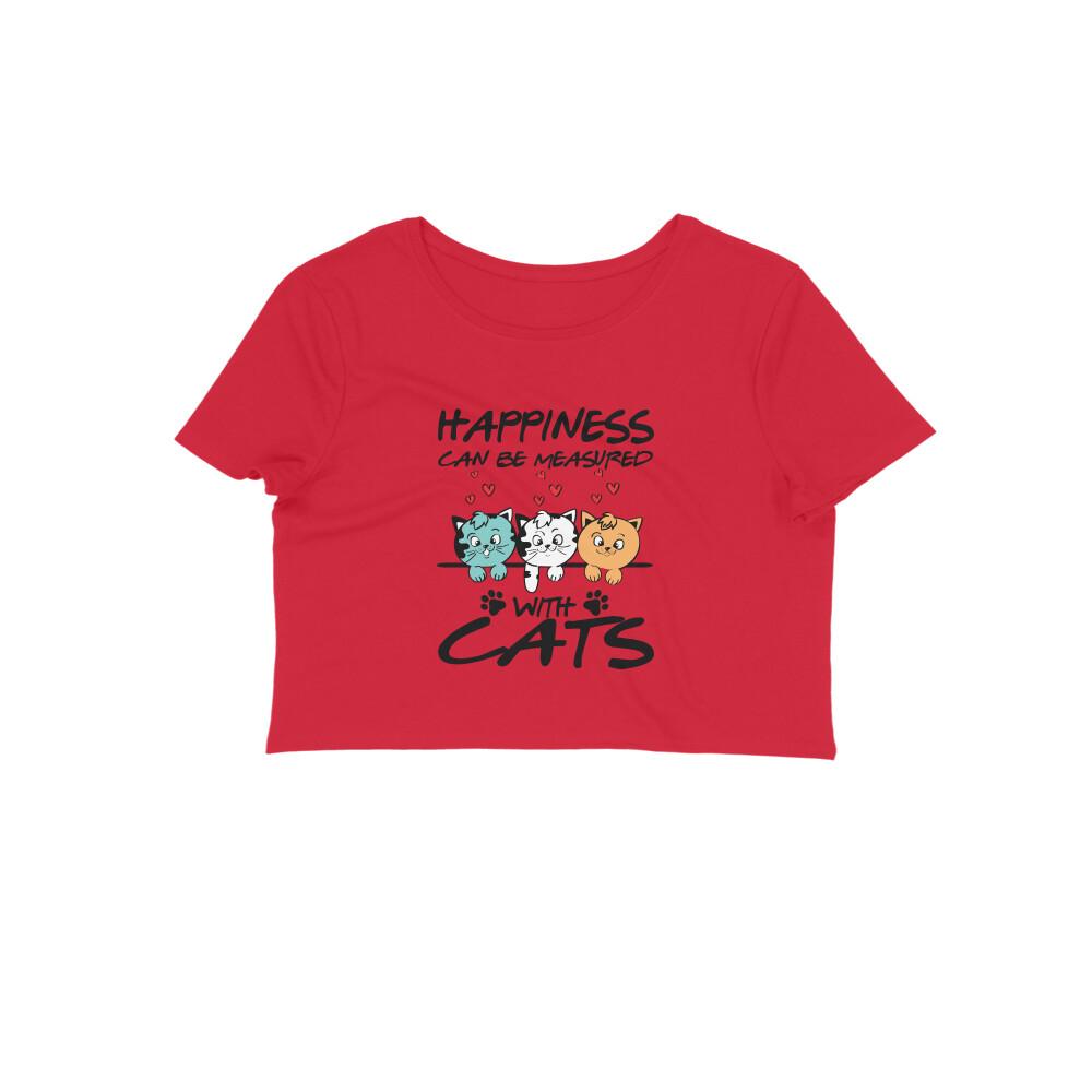 Stepevoli Clothing - Crop Top (Women) - Feline Happy (8 Colours)