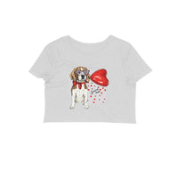 Stepevoli Clothing - Crop Top (Women) - Beagle Furever Love (12 Colours)
