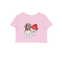 Stepevoli Clothing - Crop Top (Women) - Beagle Furever Love (12 Colours)