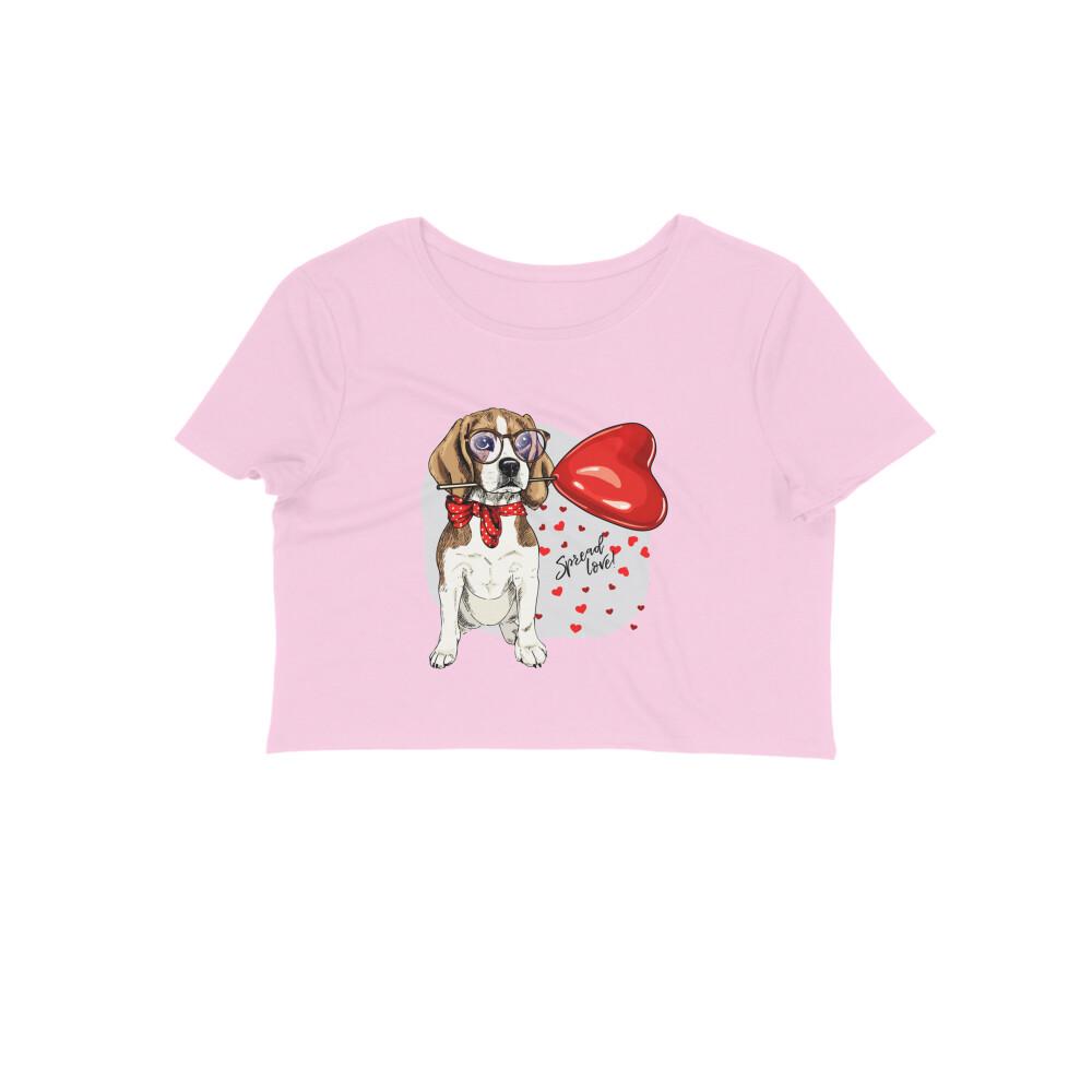 Stepevoli Clothing - Crop Top (Women) - Beagle Furever Love (12 Colours)