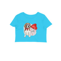 Stepevoli Clothing - Crop Top (Women) - Beagle Furever Love (12 Colours)