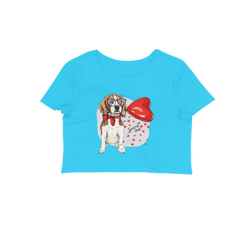 Stepevoli Clothing - Crop Top (Women) - Beagle Furever Love (12 Colours)