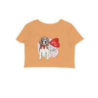 Stepevoli Clothing - Crop Top (Women) - Beagle Furever Love (12 Colours)