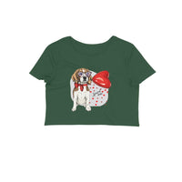 Stepevoli Clothing - Crop Top (Women) - Beagle Furever Love (12 Colours)