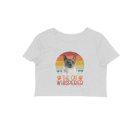 Stepevoli Clothing - Crop Top (Women) - The Cat Whisperer (9 Colours)