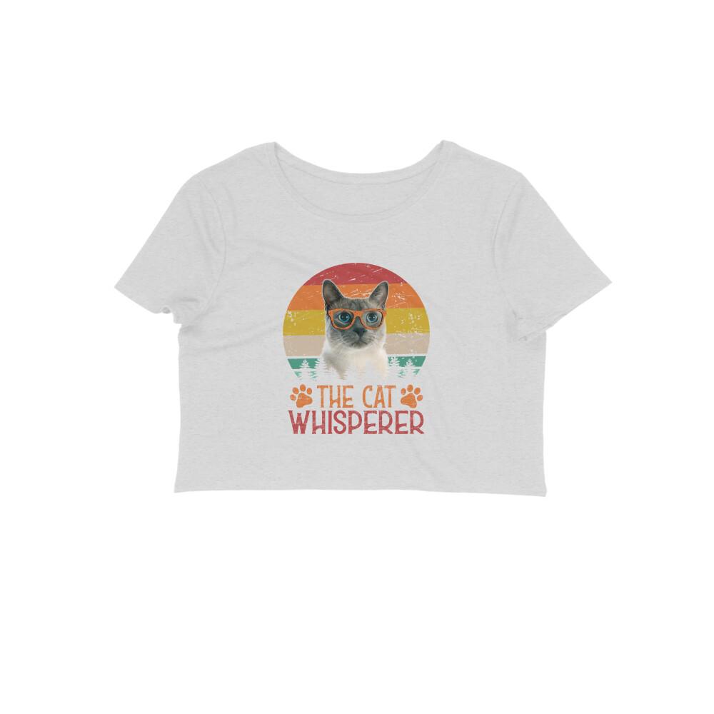 Stepevoli Clothing - Crop Top (Women) - The Cat Whisperer (9 Colours)