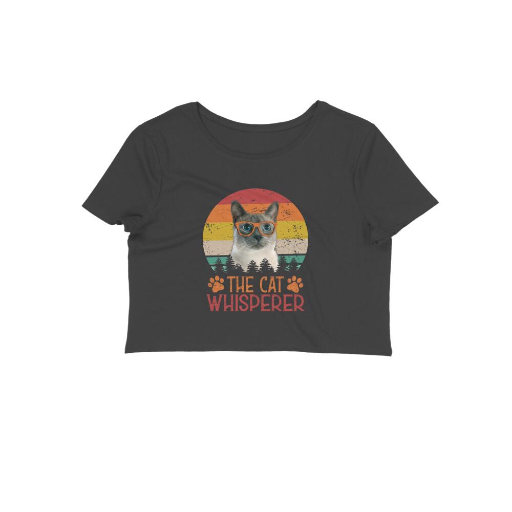 Stepevoli Clothing - Crop Top (Women) - The Cat Whisperer (9 Colours)
