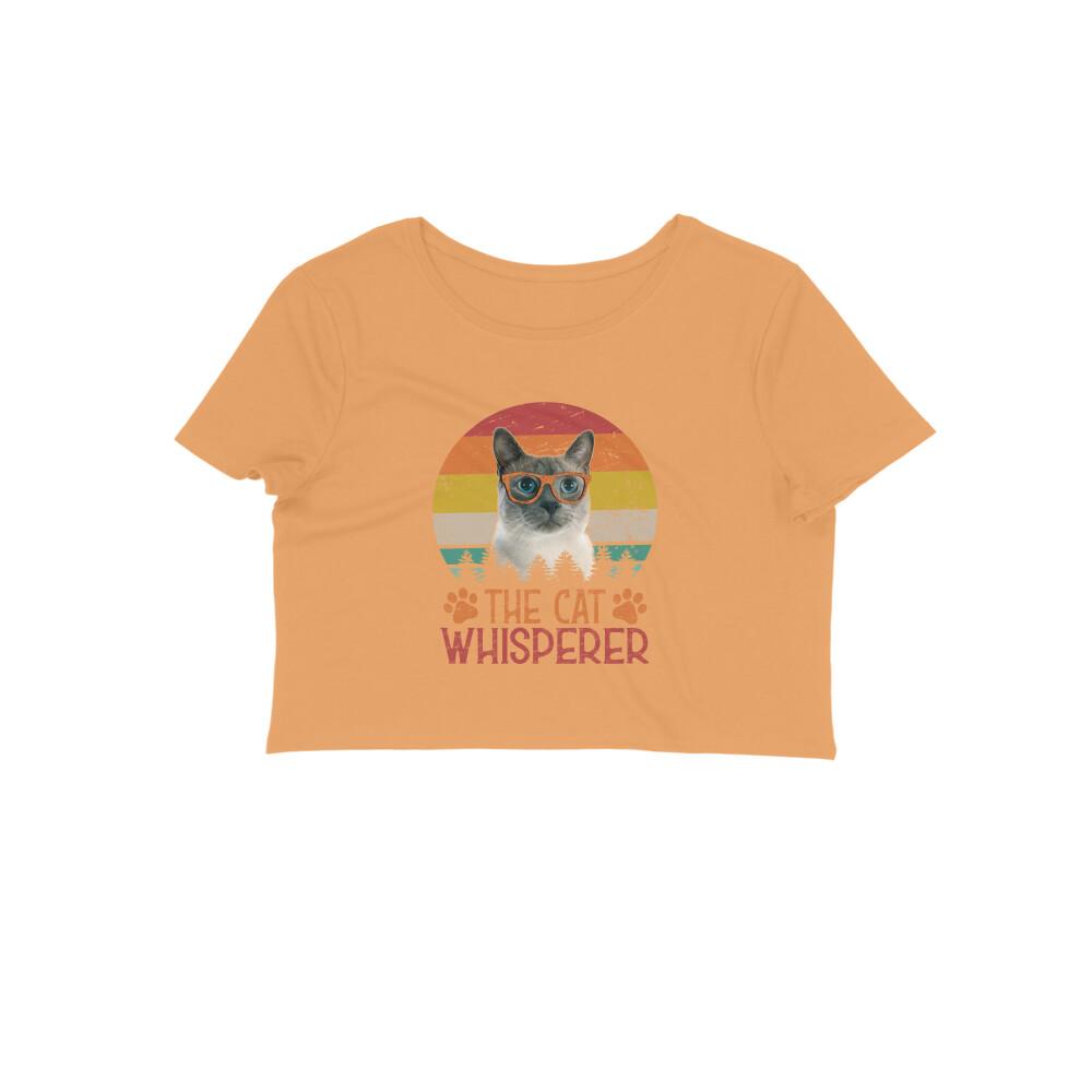 Stepevoli Clothing - Crop Top (Women) - The Cat Whisperer (9 Colours)