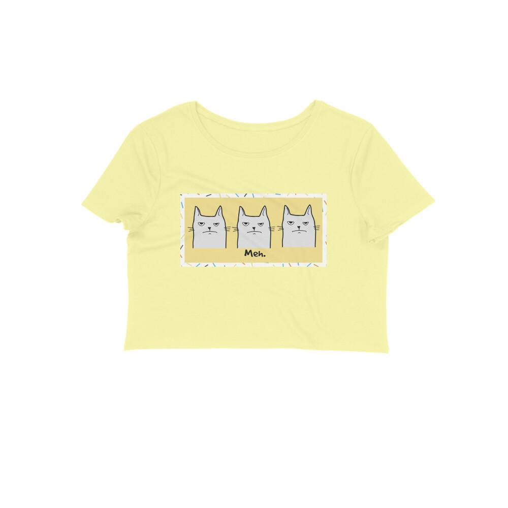 Stepevoli Clothing - Crop Top (Women) - Meh Mondays (12 Colours)