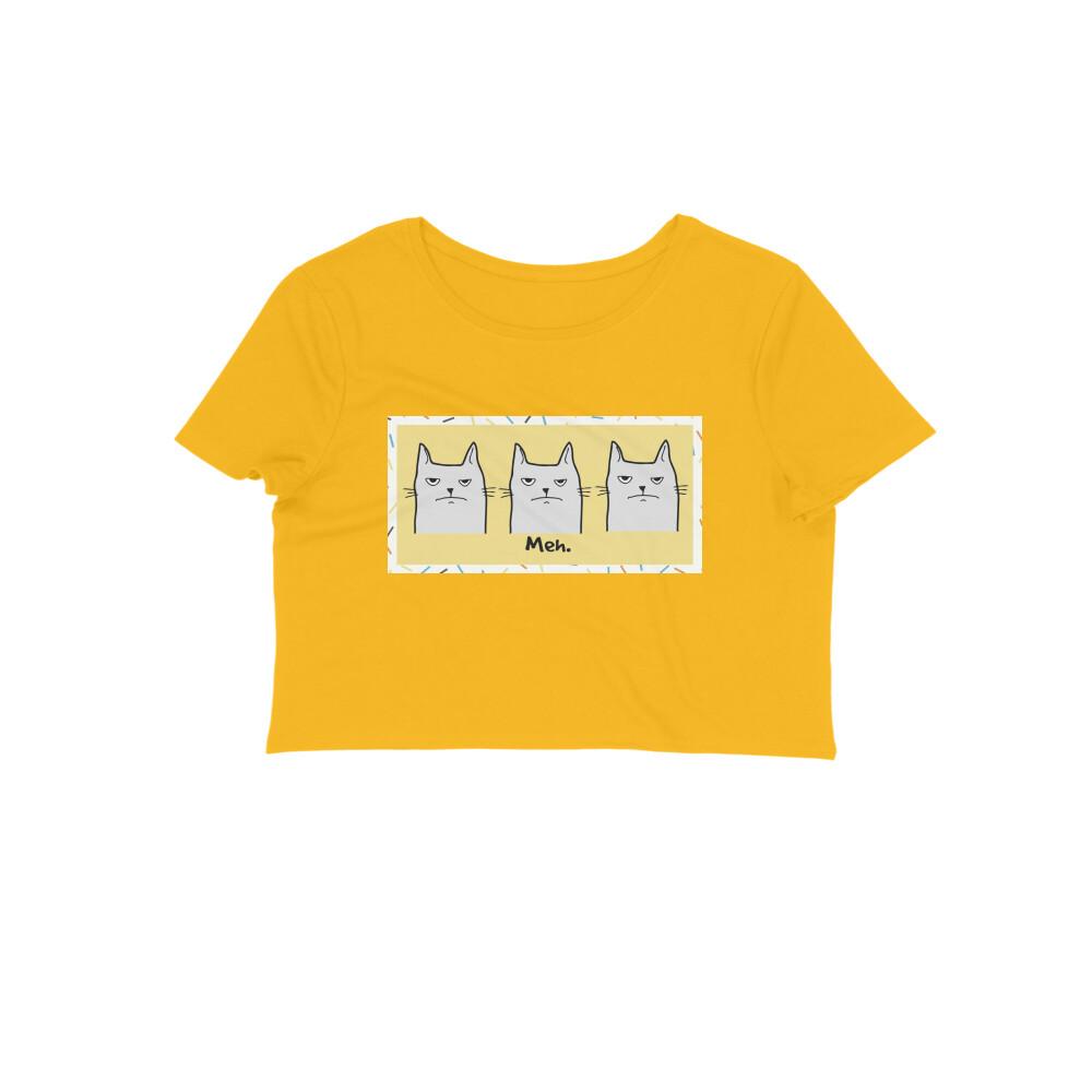 Stepevoli Clothing - Crop Top (Women) - Meh Mondays (12 Colours)