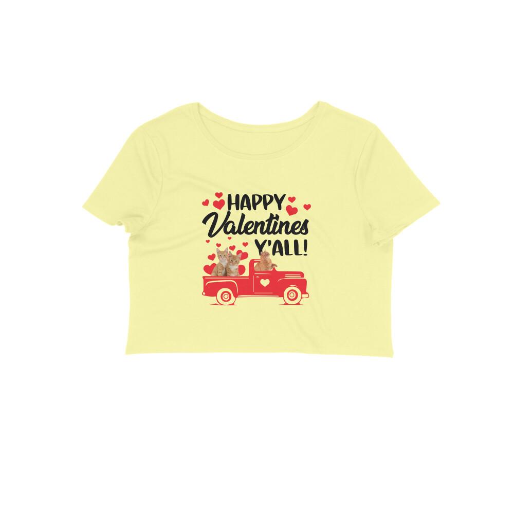 Stepevoli Clothing - Crop Top (Women) - Valentine's Day Special (10 Colours)